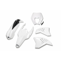 Kit Plastiche bianco per Ktm EXC 125/XC W125 - EXC 200 - EXC 250/XC W250 - EXC-F 250/XCF W250 - EXC 300/XC W300 - EXC-F 350/....