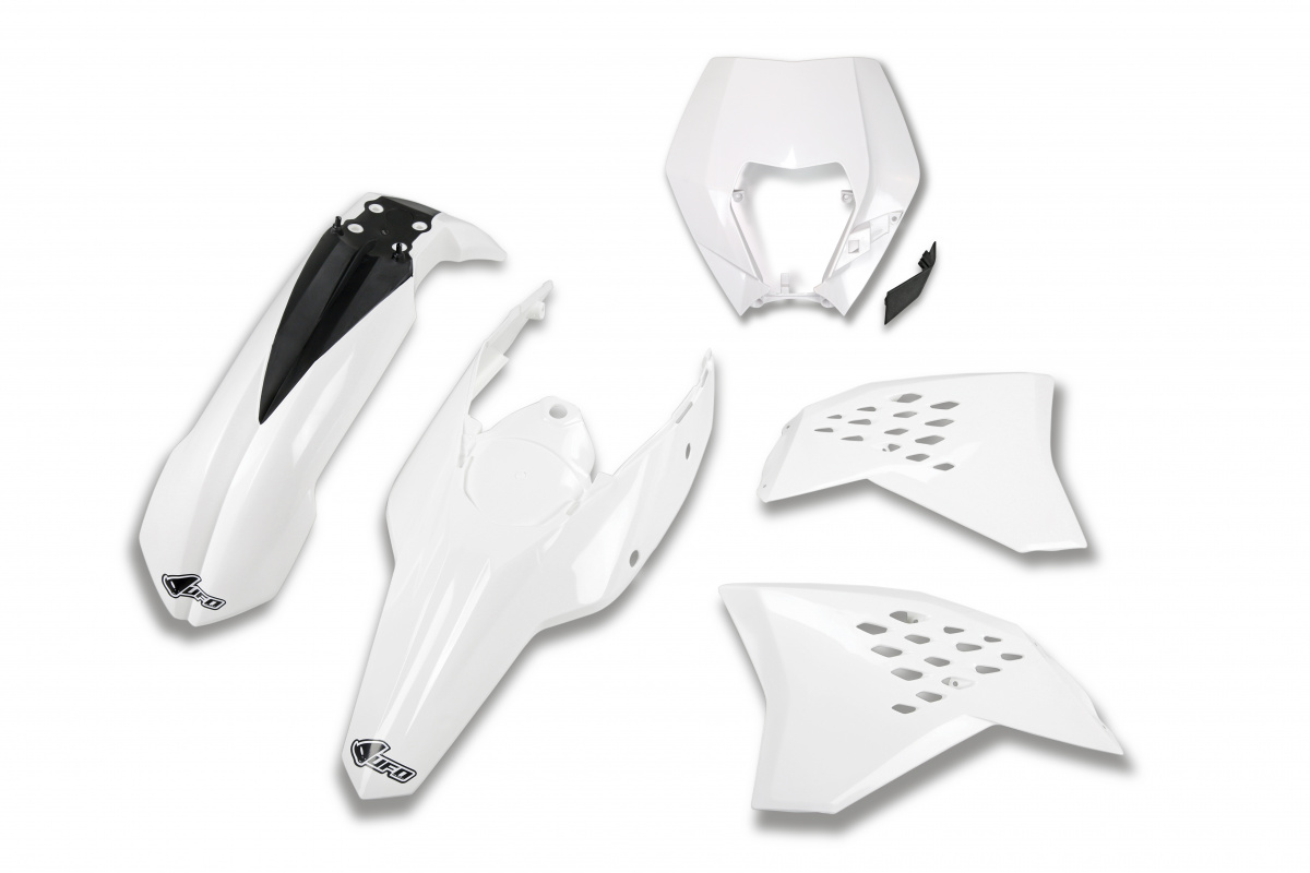 Kit Plastiche bianco per Ktm EXC 125/XC W125 - EXC 200 - EXC 250/XC W250 - EXC-F 250/XCF W250 - EXC 300/XC W300 - EXC-F 350/....