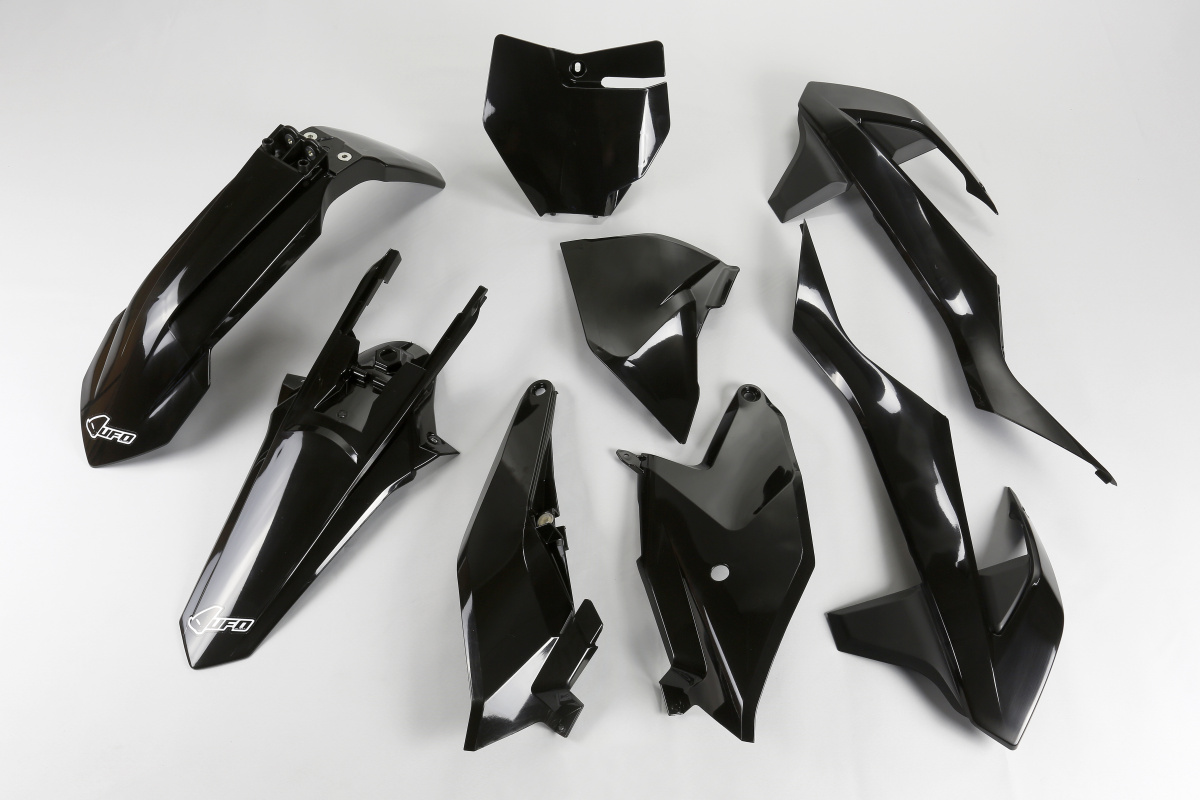 Kit Plastiche nero per Ktm SX 85 (2018-24) - PLASTICHE REPLICA - KTKIT519-001 - Ufo Plast