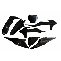 Plastic Kit black for Ktm SX 250/XC 250 - SX 125/XC 125 - SX 150 - SX-F 350/XCF 350 - SX-F 450/XCF 450 - SX-F 250/XCF 250 - R...