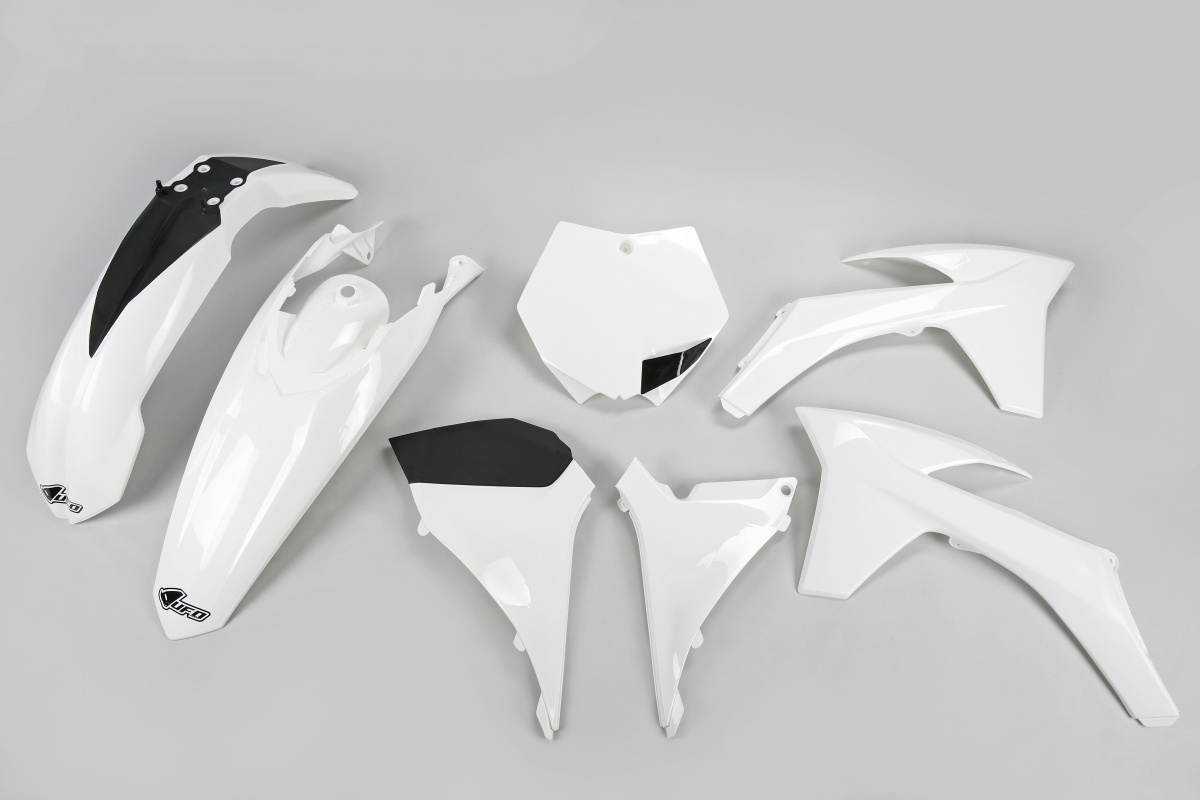 Plastic kit / SXF Ktm - white 047 - REPLICA PLASTICS - KTKIT510-047 - UFO Plast
