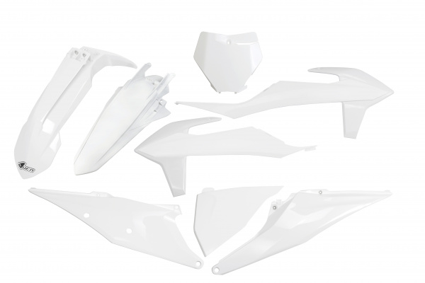 Plastic Kit white for Ktm SX 250/XC 250 - SX 125/XC 125 - SX 150 - SX-F 350/XCF 350 - SX-F 450/XCF 450 - SX-F 250/XCF 250 - R...