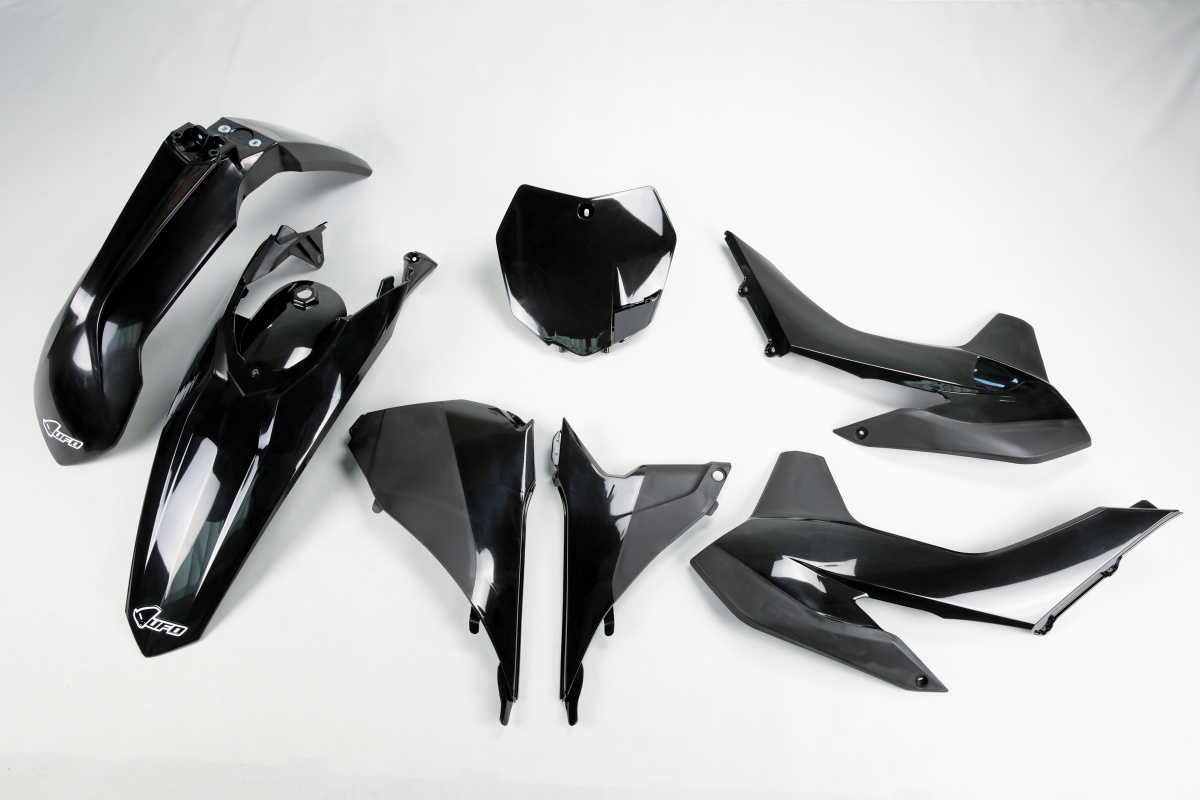Kit Plastiche nero per Ktm SX 250/XC 250 - SX 125/XC 125 - SX 150 - SX-F 350/XCF 350 - SX-F 450/XCF 450 - SX-F 250/XCF 250 - ...