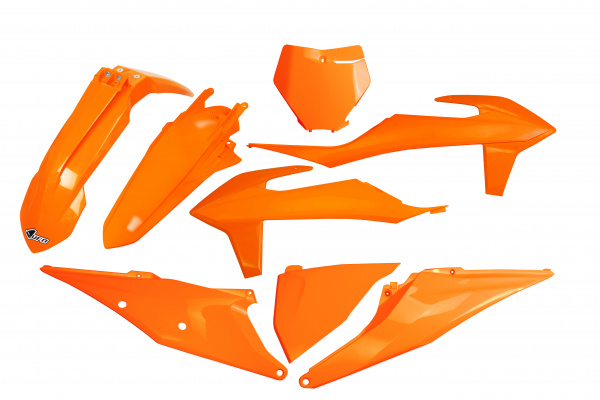 Plastic Kit orange for Ktm SX 250/XC 250 - SX 125/XC 125 - SX 150 - SX-F 350/XCF 350 - SX-F 450/XCF 450 - SX-F 250/XCF 250 - ...