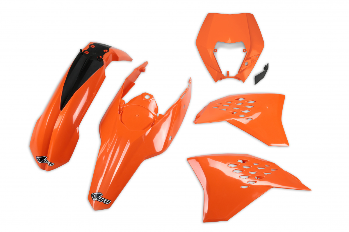 Kit Plastiche OEM Color 09-10 per Ktm EXC 125/XC W125 - EXC 200 - EXC 250/XC W250 - EXC-F 250/XCF W250 - EXC 300/XC W300 - E....