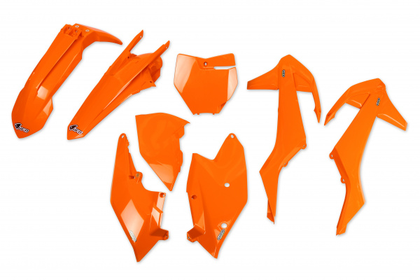 Plastic kit / No SX 250 16 Ktm- neon orange - REPLICA PLASTICS - KTKIT517-FFLU - UFO Plast