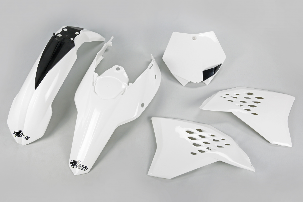 Kit Plastiche bianco per Ktm SX 250/XC 250 - SX 125/XC 125 - SX 144 - SX 150 - SX-F 450/XCF 450 - SX-F 250/XCF 250 - PLASTICH...