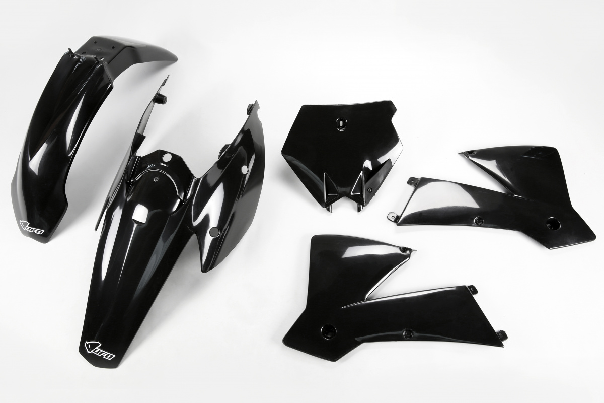 Kit Plastiche nero per Ktm SX 250/XC 250 (2003-06) - SX 125/XC 125 (2004) - SX 450 (2004) - PLASTICHE REPLICA - KTKIT502-001 ...