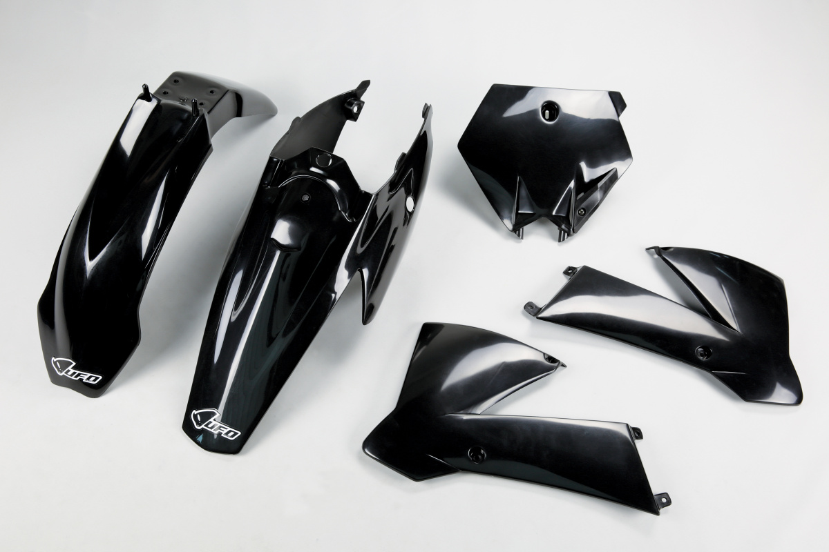 Kit Plastiche nero per Ktm SX 85 (2004-05) - PLASTICHE REPLICA - KTKIT504-001 - Ufo Plast