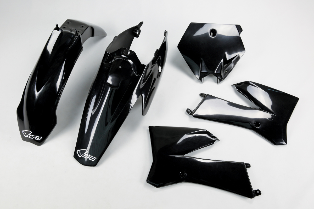 Kit Plastiche nero per Ktm SX 85 (2006-12) - PLASTICHE REPLICA - KTKIT505-001 - Ufo Plast