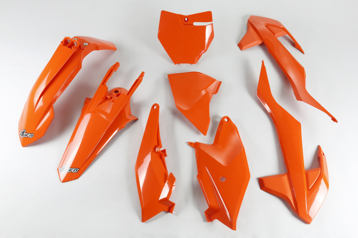 Kit Plastiche arancio per Ktm SX 85 (2018-24) - PLASTICHE REPLICA - KTKIT519-127 - Ufo Plast