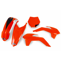 Kit Plastiche arancio fluoro per Ktm SX 85 (2013-17) - PLASTICHE REPLICA - KTKIT514-FFLU - Ufo Plast