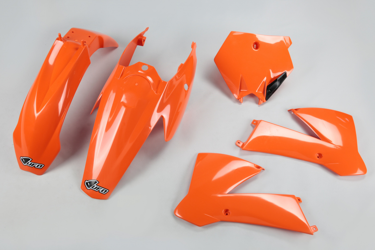 Kit Plastiche arancio per Ktm SX 85 (2004-05) - PLASTICHE REPLICA - KTKIT504-127 - Ufo Plast