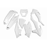 Plastic kit / With headlight Ktm - white 047 - REPLICA PLASTICS - KTKIT523-047 - UFO Plast