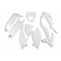 Kit Plastiche bianco per Ktm EXC 125/XC W125 - EXC 150/XC W150 / XC W150TPI - EXC 250/XC W250 - EXC-F 250/XCF W250 - EXC 300.... Kit Plastiche bianco per Ktm EXC 125/XC W125 - EXC 150/XC W150 / XC W150TPI - EXC 250/XC W250 - EXC-F 250/XCF W250 - EXC 300....