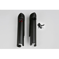Fork slider protectors + quick starter - black - Ktm - REPLICA PLASTICS - KT04003-001 - UFO Plast