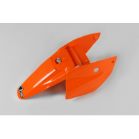 Parafango posteriore / Con fiancatine - arancio - Ktm - PLASTICHE REPLICA - KT03073-127 - UFO Plast