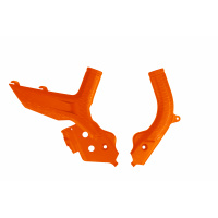 Mixed spare parts / Frame guard - orange 127 - Ktm - REPLICA PLASTICS - KT04098-127 - UFO Plast