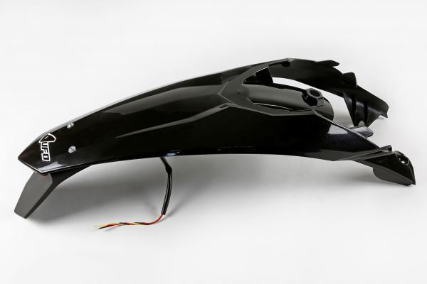 Parafango posteriore / Enduro LED - nero - Ktm - PLASTICHE REPLICA - KT04027-001 - UFO Plast