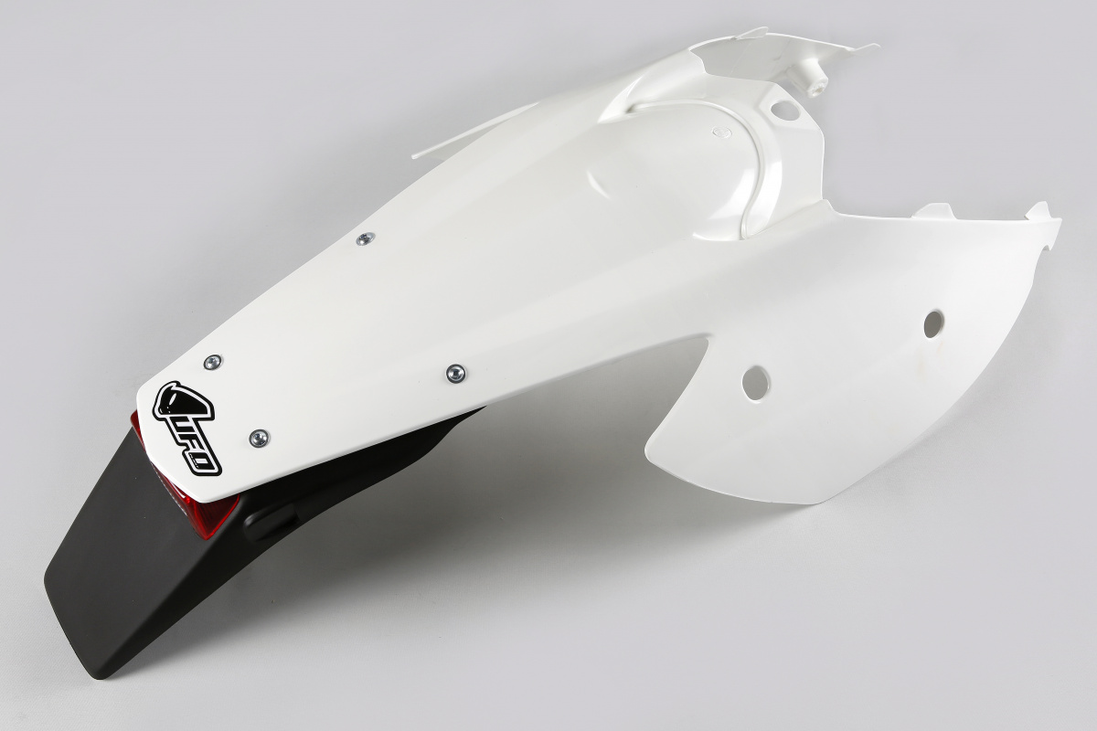 Rear Fender white for Ktm EXC 125/XC W125 - EXC 250/XC W250 - EXC-F 250/XCF W250 - EXC 300/XC W300 - EXC-F 450/XCF W450 - REP...