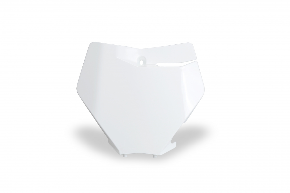 Portanumero Anteriore bianco 20-25 per Ktm SX 250/XC 250 - SX 125/XC 125 - SX 150 - SX-F 350/XCF 350 - SX-F 450/XCF 450 - SX....