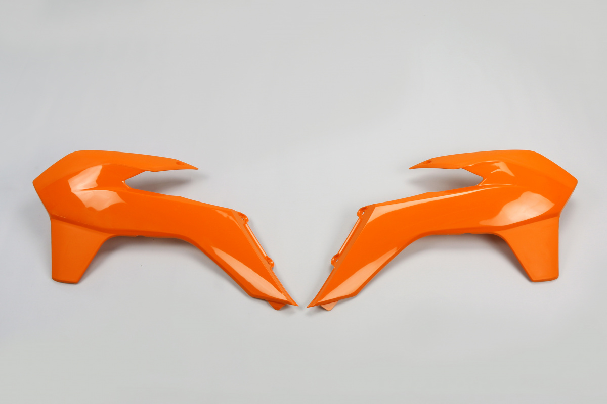 Convogliatori Radiatore arancio per Ktm SX 250/XC 250 - SX 125/XC 125 - EXC 125/XC W125 - SX 150 - EXC 200 - EXC 250/XC W250....