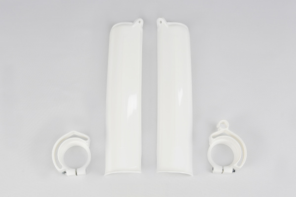 Fork slider protectors - white 047 - Ktm - REPLICA PLASTICS - KT03011-047 - UFO Plast