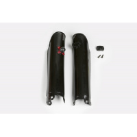 Fork Slider Protector + Quick Starter black for Ktm SX 250/XC 250 - SX 125/XC 125 - SX 450 - SX 400 - SX 520 - SX-F 250/XCF 2...