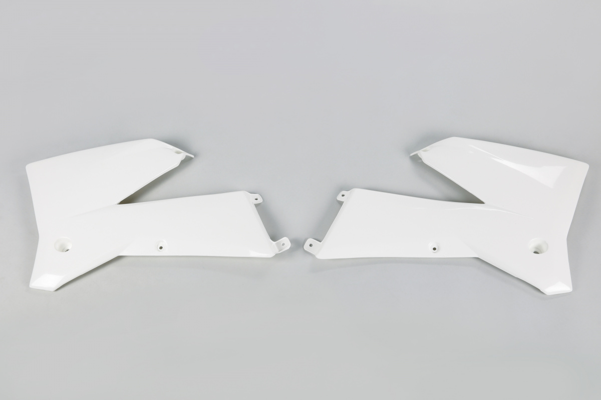 Radiator covers - white 047 - Ktm - REPLICA PLASTICS - KT03084-047 - UFO Plast