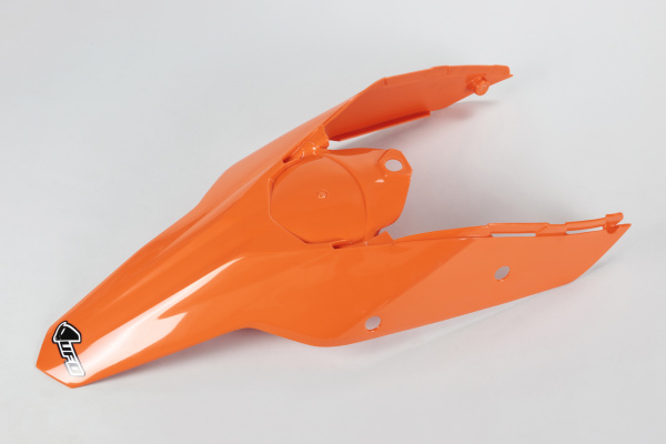 Parafango posteriore / Con fiancatine - arancio - Ktm - PLASTICHE REPLICA - KT03094-127 - UFO Plast