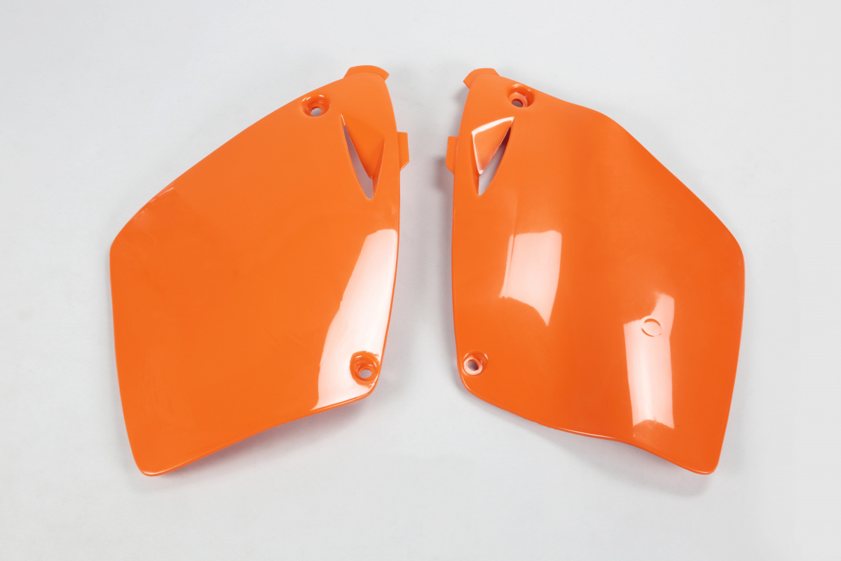 Side Panels orange for Ktm EXC 360 - SX 250/XC 250 - SX 360 - SX 125/XC 125 - EXC 200 - EXC 300/XC W300 - EXC 380 - EXC 400 ....