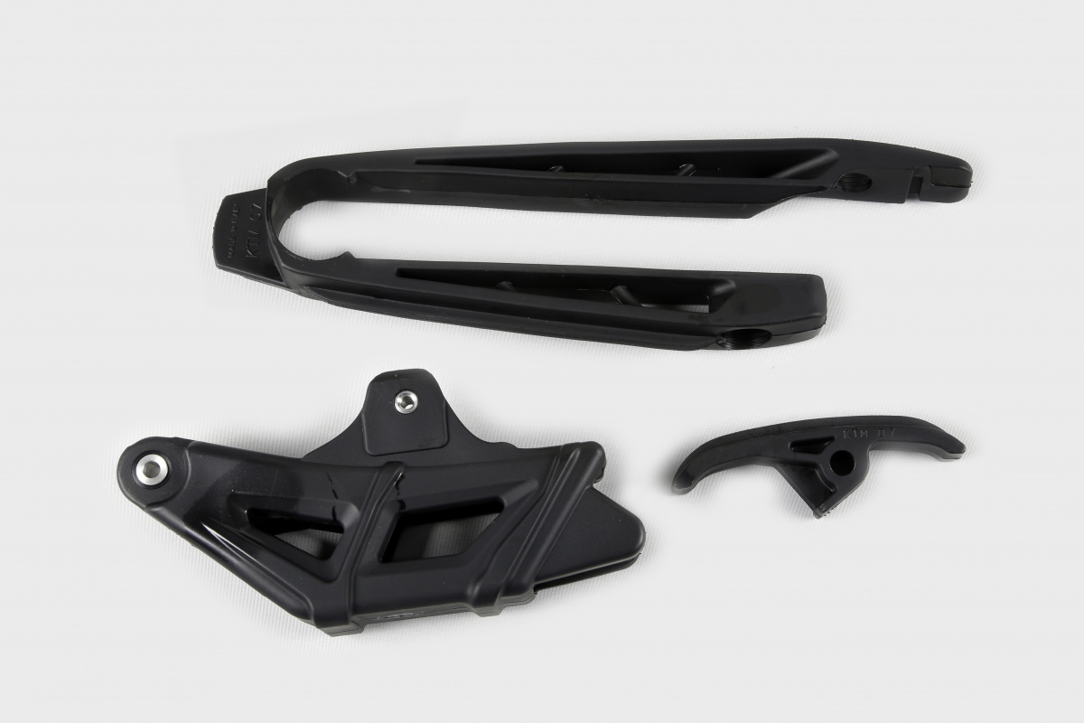 Kit Cruna Catena + Fascia Forcella nero per Ktm EXC 125/XC W125 - EXC 200 - EXC 250/XC W250 - EXC 300/XC W300 - EXC-F 350/XC....