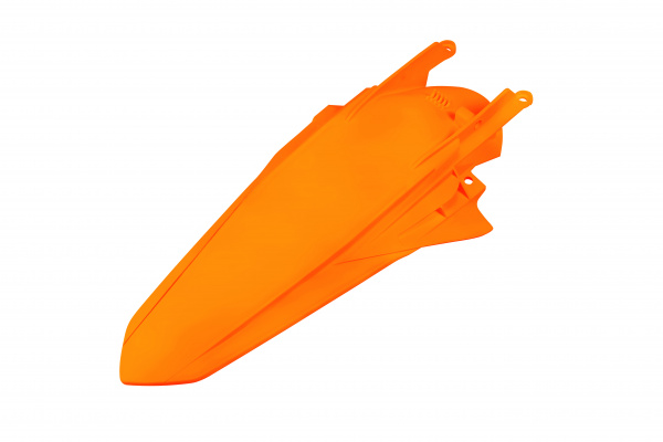 Rear fender / With pins - neon orange - Ktm - REPLICA PLASTICS - KT05002-FFLU - UFO Plast