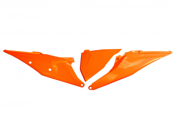 Fiancatine laterali - arancio - Ktm - PLASTICHE REPLICA - KT04093-127 - UFO Plast