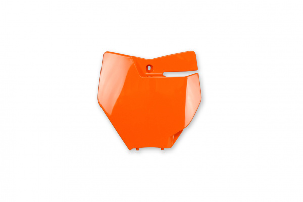 Portanumero anteriore / No SX 250 16 - arancio - Ktm - PLASTICHE REPLICA - KT04063-127 - UFO Plast