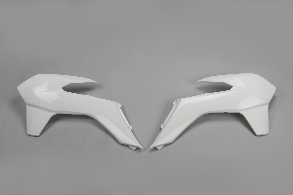 Convogliatori Radiatore bianco per Ktm SX 250/XC 250 - SX 125/XC 125 - EXC 125/XC W125 - SX 150 - EXC 200 - EXC 250/XC W250 ....