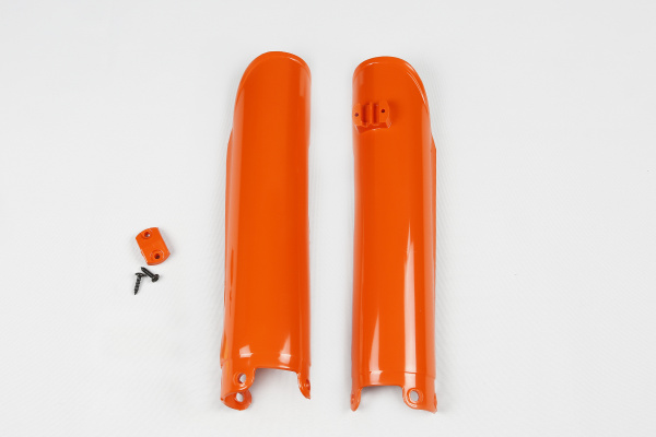 Fork slider protectors - orange 127 - Ktm - REPLICA PLASTICS - KT03064-127 - UFO Plast