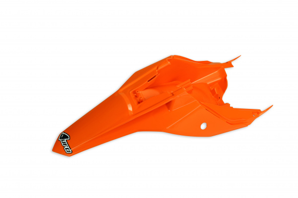 Parafango posteriore / Con fiancatine - arancio - Ktm - PLASTICHE REPLICA - KT04072-127 - UFO Plast