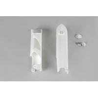 Fork slider protectors - white 047 - Ktm - REPLICA PLASTICS - KT04002-047 - UFO Plast