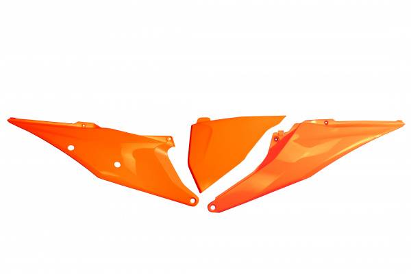 Fiancatine laterali - arancio fluo - Ktm - PLASTICHE REPLICA - KT04093-FFLU - UFO Plast