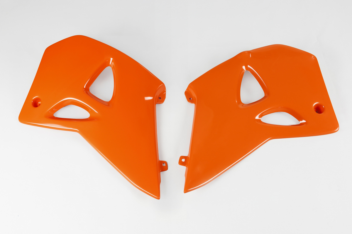 Convogliatori Radiatore arancio per Ktm EXC 400 (1999) - EXC 620 (1999) - SX 400 (1999) - SX 620 (1999) - PLASTICHE REPLICA -...