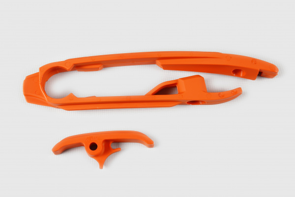 Swingarm chain slider / No SX 250 16 - orange 127 - Ktm - REPLICA PLASTICS - KT04065-127 - UFO Plast