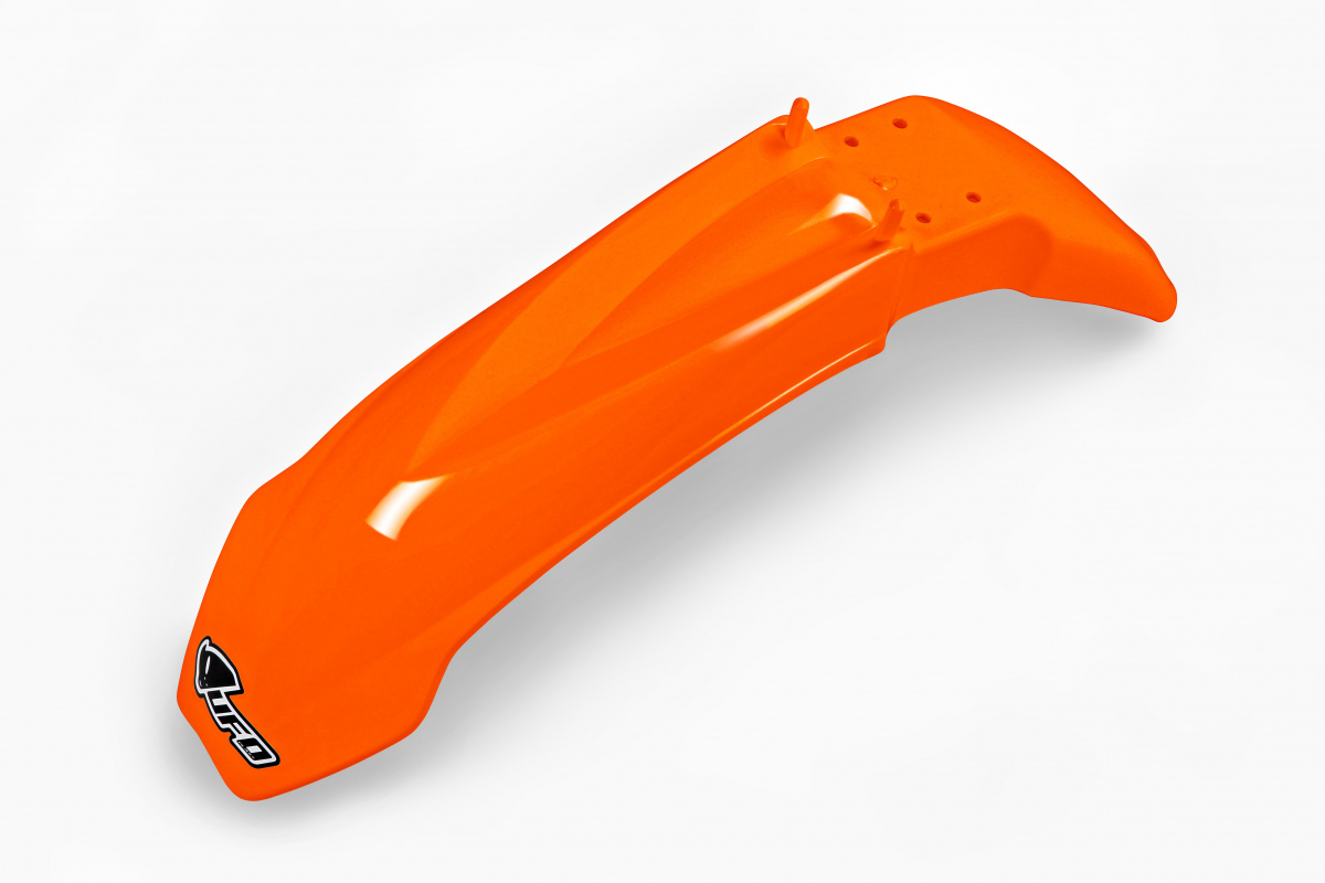 Parafanghi Anteriori arancio per Ktm SX 85 (2004-12) - PLASTICHE REPLICA - KT03077-127 - Ufo Plast