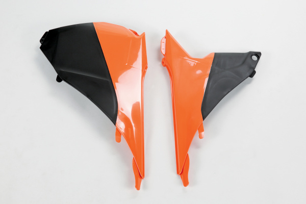 Coperchio Scatola Filtro arancio-nero per Ktm SX 250/XC 250 - SX 125/XC 125 - SX 150 - SX-F 350/XCF 350 - SX-F 450/XCF 450 -....