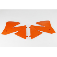 Convogliatori Radiatore arancio per Ktm EXC 125/XC W125 - EXC 200 - EXC 300/XC W300 - EXC 380 - EXC 400 - EXC 520 - PLASTICHE...