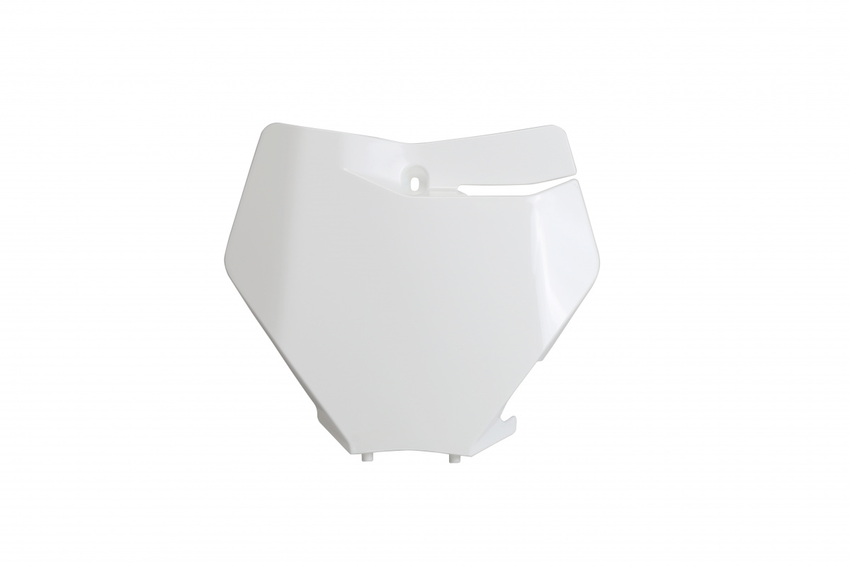 Portanumero Anteriore bianco per Ktm SX 250/XC 250 - SX 125/XC 125 - SX 150 - SX-F 350/XCF 350 - SX-F 450/XCF 450 - SX-F 250....