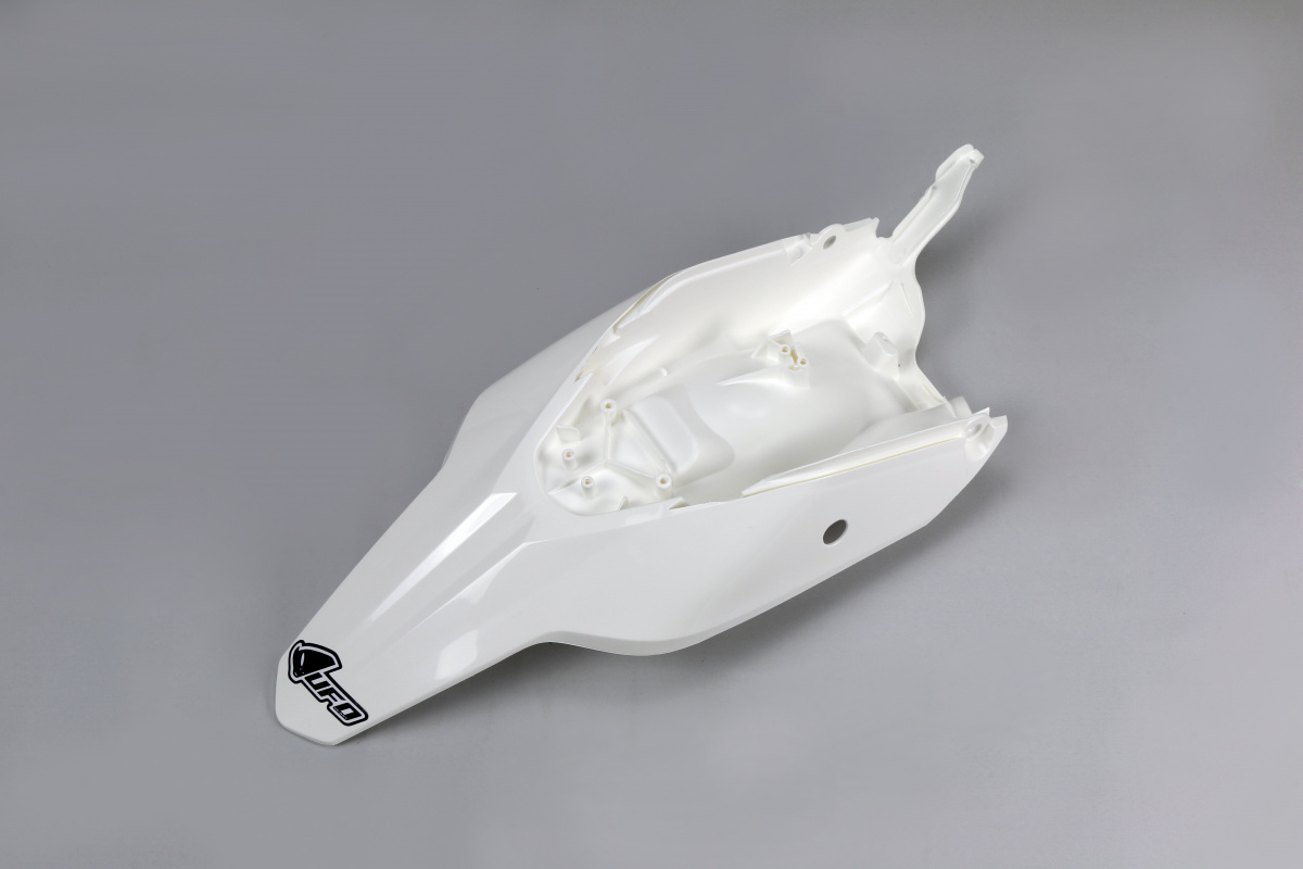 Parafango Posteriore bianco per Ktm SX 65 (2009-15) - PLASTICHE REPLICA - KT04010-047 - Ufo Plast