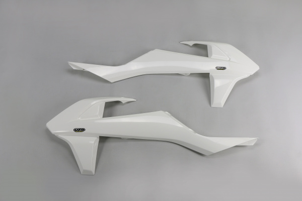 Radiator covers / No SX 250 16 - white 047 - Ktm - REPLICA PLASTICS - KT04061-047 - UFO Plast