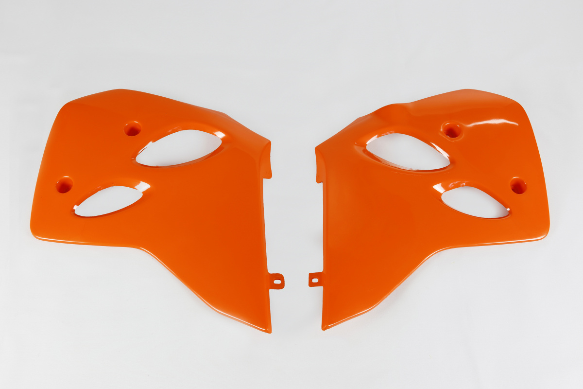 Convogliatori Radiatore arancio per Ktm EXC 380 - EXC 400 - EXC 620 - SX 380 - SX 400 - SX 620 - PLASTICHE REPLICA - KT03036-...