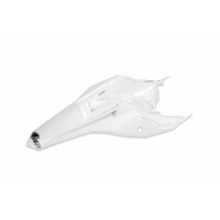 Parafango posteriore / Con fiancatine - bianco - Ktm - PLASTICHE REPLICA - KT04072-047 - UFO Plast